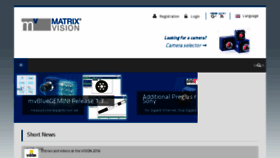 What Matrix-vision.de website looked like in 2016 (7 years ago)