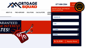 What Mortgagesquad.ca website looked like in 2016 (7 years ago)