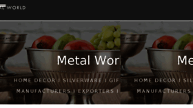 What Metalworld.in website looked like in 2016 (7 years ago)