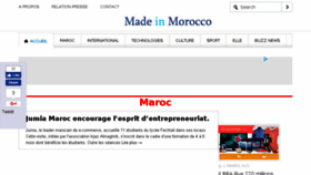 What Made-in-morocco.com website looked like in 2016 (7 years ago)