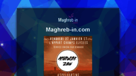 What Maghreb-in.com website looked like in 2016 (7 years ago)
