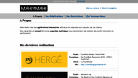 What Mahi-mahi.fr website looked like in 2016 (7 years ago)