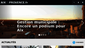 What Mairie-aixenprovence.fr website looked like in 2016 (7 years ago)