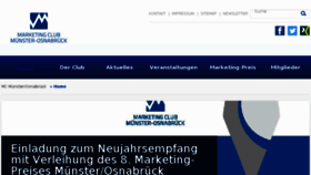 What Marketingclub-ms-os.de website looked like in 2016 (7 years ago)