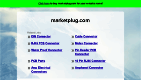 What Marketplug.com website looked like in 2016 (7 years ago)