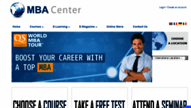 What Mba-center.net website looked like in 2016 (7 years ago)