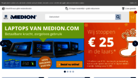 What Medionshop.nl website looked like in 2016 (7 years ago)