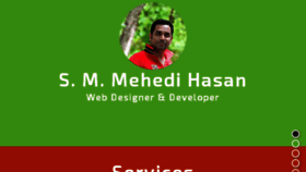 What Mehedi.com.bd website looked like in 2016 (7 years ago)