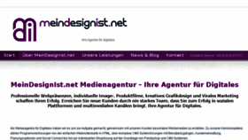 What Meindesignist.net website looked like in 2016 (7 years ago)