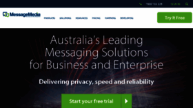 What Message-media.com.au website looked like in 2016 (7 years ago)