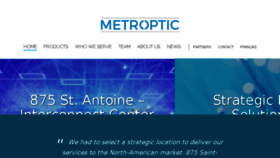 What Metrooptic.com website looked like in 2016 (7 years ago)