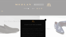 What Mezlanshoes.com website looked like in 2016 (7 years ago)