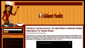 What Midwestpundits.com website looked like in 2016 (7 years ago)
