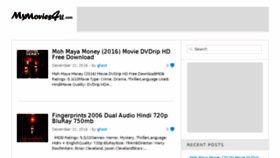 What Mymovies4u.com website looked like in 2016 (7 years ago)