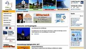 What Mitterteich.de website looked like in 2016 (8 years ago)