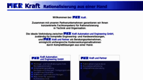 What Mkr-kraft.de website looked like in 2016 (7 years ago)