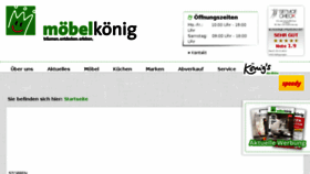 What Moebel-koenig.de website looked like in 2016 (7 years ago)