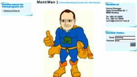 What Montiman.de website looked like in 2016 (7 years ago)