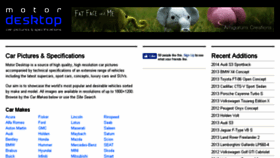 What Motordesktop.com website looked like in 2016 (7 years ago)