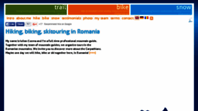 What Mountainguide.ro website looked like in 2016 (7 years ago)