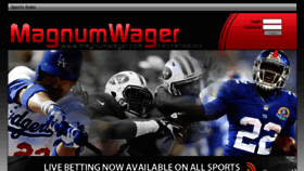 What Magnumwager.com website looked like in 2016 (7 years ago)