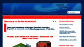 What Madicob.fr website looked like in 2016 (7 years ago)