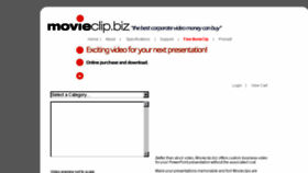 What Movieclip.biz website looked like in 2016 (7 years ago)