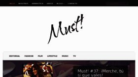 What Must-mag.com website looked like in 2016 (7 years ago)