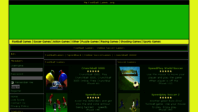 What Myfootballgames.org website looked like in 2016 (7 years ago)