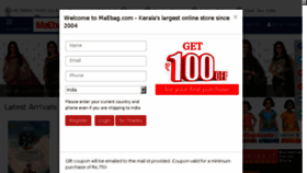 What Maebag.com website looked like in 2016 (8 years ago)