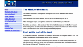 What Markbeast.com website looked like in 2016 (7 years ago)