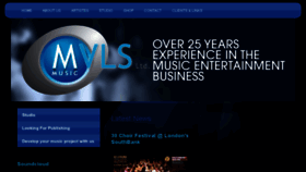 What Mvlsmusic.com website looked like in 2016 (7 years ago)