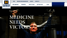 What Medicineneedsvictors.org website looked like in 2016 (7 years ago)