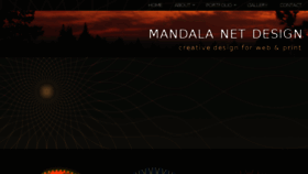 What Mandalanetdesign.com website looked like in 2016 (7 years ago)