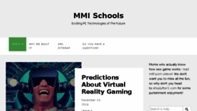 What Mmischools.com website looked like in 2016 (7 years ago)