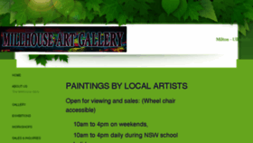 What Millhouseartsociety.com website looked like in 2016 (7 years ago)