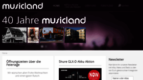 What Musicland-albstadt.de website looked like in 2016 (7 years ago)