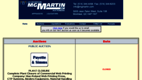 What Mgmartin.com website looked like in 2016 (7 years ago)