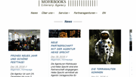 What Mohrbooks.com website looked like in 2016 (7 years ago)
