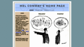 What Melconway.com website looked like in 2016 (7 years ago)