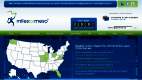 What Milesformesothelioma.org website looked like in 2016 (7 years ago)