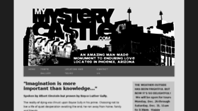 What Mymysterycastle.com website looked like in 2016 (7 years ago)
