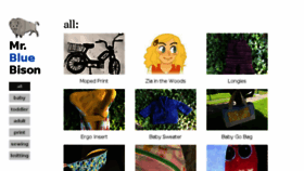 What Mrbluebison.com website looked like in 2016 (8 years ago)