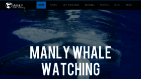 What Manlywhalewatching.com website looked like in 2016 (7 years ago)