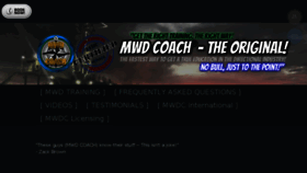 What Mwdcoach.com website looked like in 2016 (7 years ago)