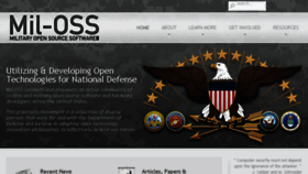 What Mil-oss.org website looked like in 2016 (7 years ago)