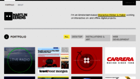 What Martijneerens.com website looked like in 2016 (7 years ago)