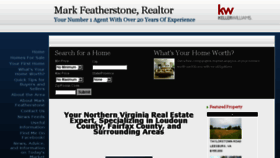 What Markfeatherstone.com website looked like in 2016 (7 years ago)