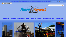 What Miamitokeywestbus.com website looked like in 2016 (7 years ago)
