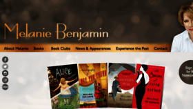 What Melaniebenjamin.com website looked like in 2016 (7 years ago)
